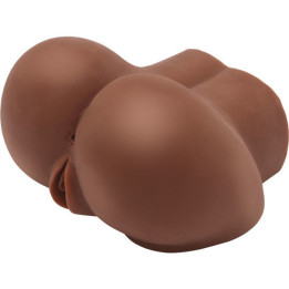 Act - Big Ass Realistic Masturbator With Brown Vibrator
