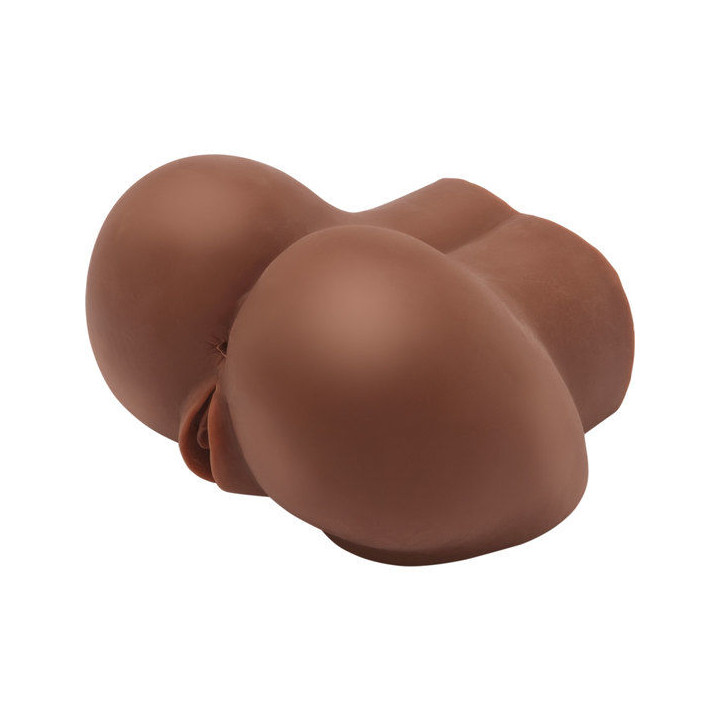 Act - Big Ass Realistic Masturbator With Brown Vibrator