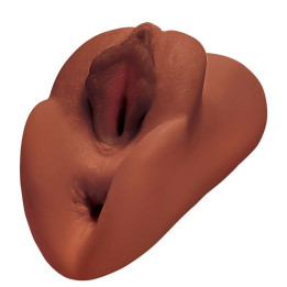 Pdx Plus - Figa Perfetta Doppio Stroker Masturbatore Vagina e Ano Marrone