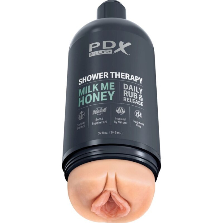 Pdx Plus - Stroker Masturbator Design Discreto do Garrafa de Shampoo Milk me Honey