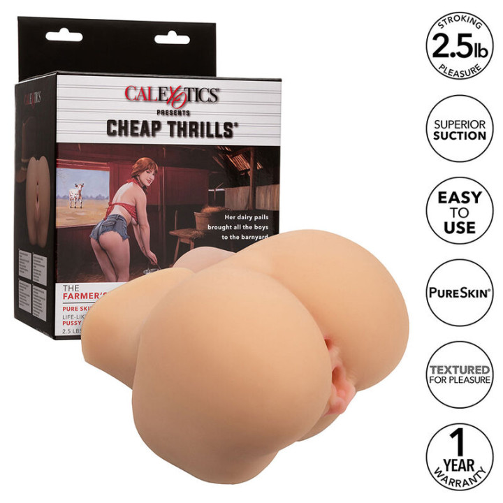 Calexotics - la Fille du Fermier Double Masturbateur Réaliste Chair