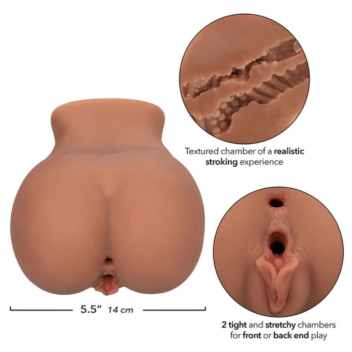 Calexotics - The Roller Babe Doppelt Realistischer Masturbator, Fleisch