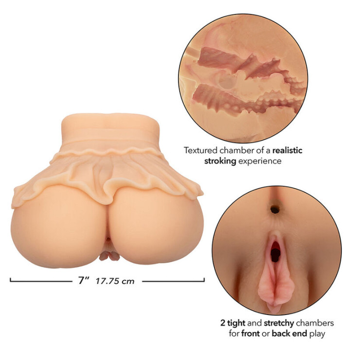 Calexotics - The Peep Show Girl Double Masturbateur Réaliste Chair