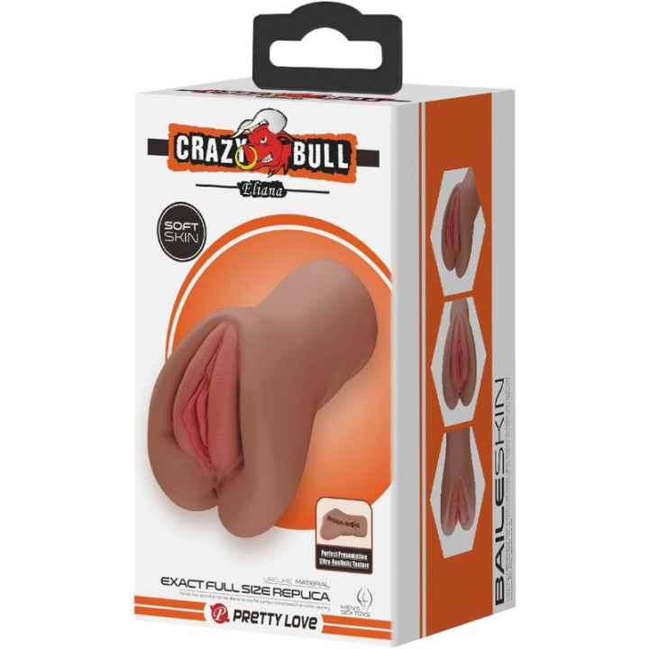 Crazy Bull - Eliana Vagina e Ânus Mulata