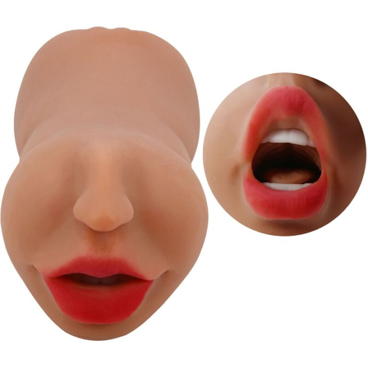 Crazy Bull - Zoey Masturbador Duplo Boca e Vagina Carne