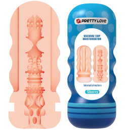 Pretty Love - Masturbatore Vaginale Sherry Con Ventosa e Texture Interne