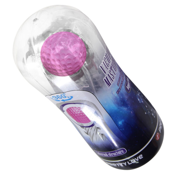 Pretty Love - 360º Textured Masturbation Cup Clear