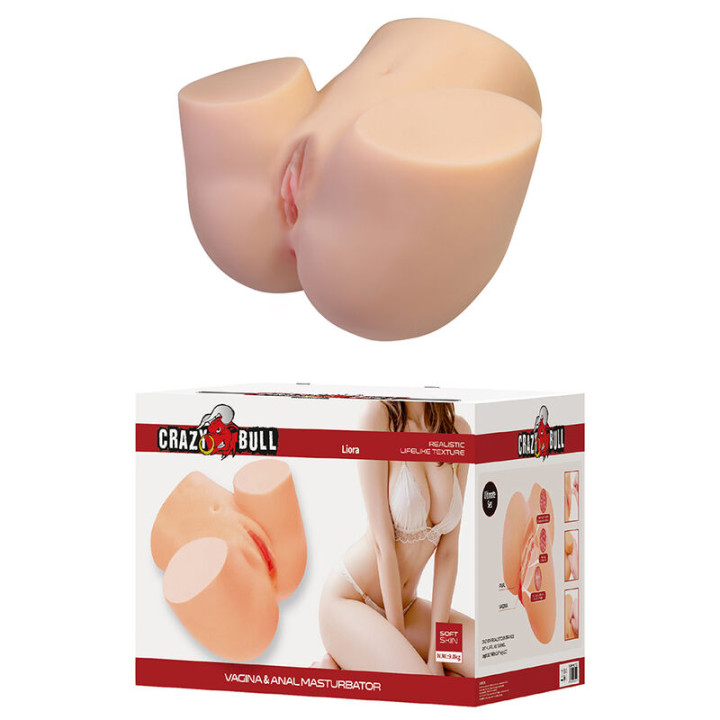 Crazy Bull - Liora Xxl Doppio Masturbatore Vaginale e Anale