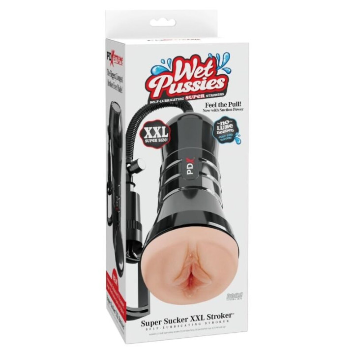 Pdx Extreme - Wet Pussies Super Sucker Xxl Light Vagina Stroker Com Sucção 27,3 cm