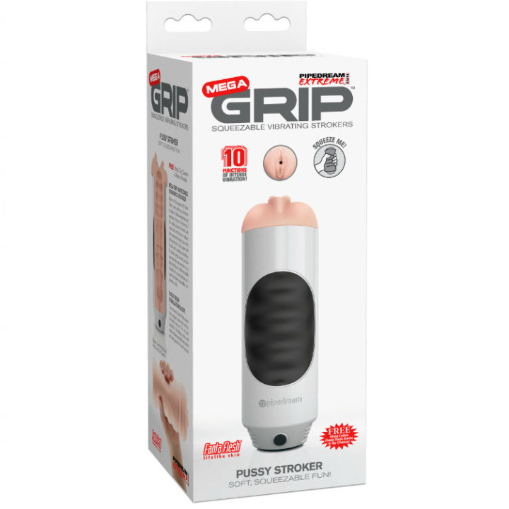 Extreme Toyz - Vibratore Masturbatore Vagina Pipedream Mega Grip