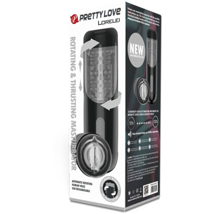Pretty Love - Masturbador Recargable Multifunción Lorelei