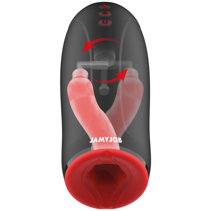 Jamyjob - Masturbateur Effet Chauffant Swing-r, Swing Tech et Vibration