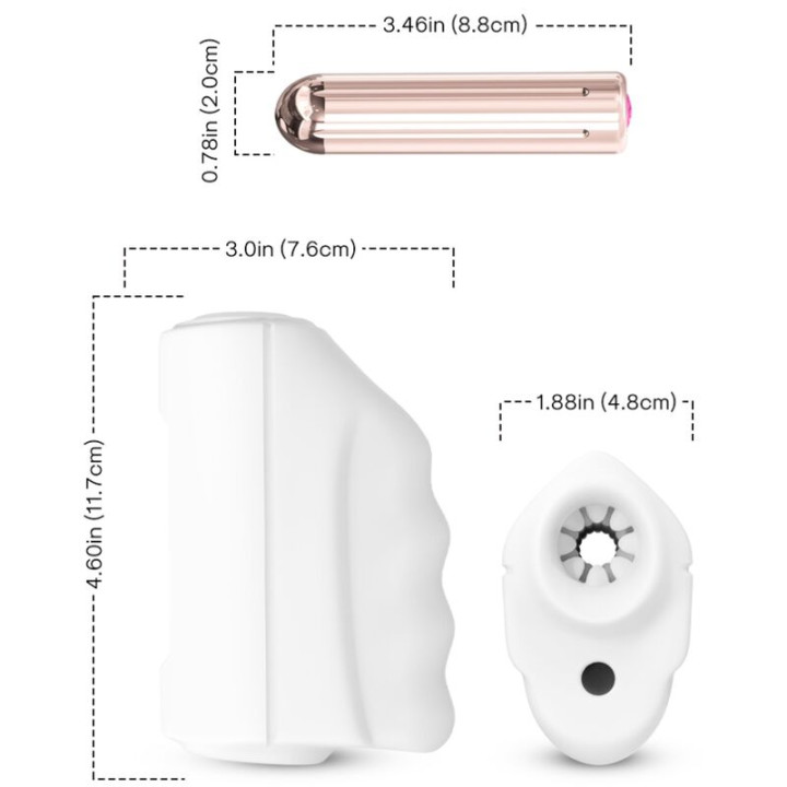 Armony - Master Masturbator & Vibrator Weiss