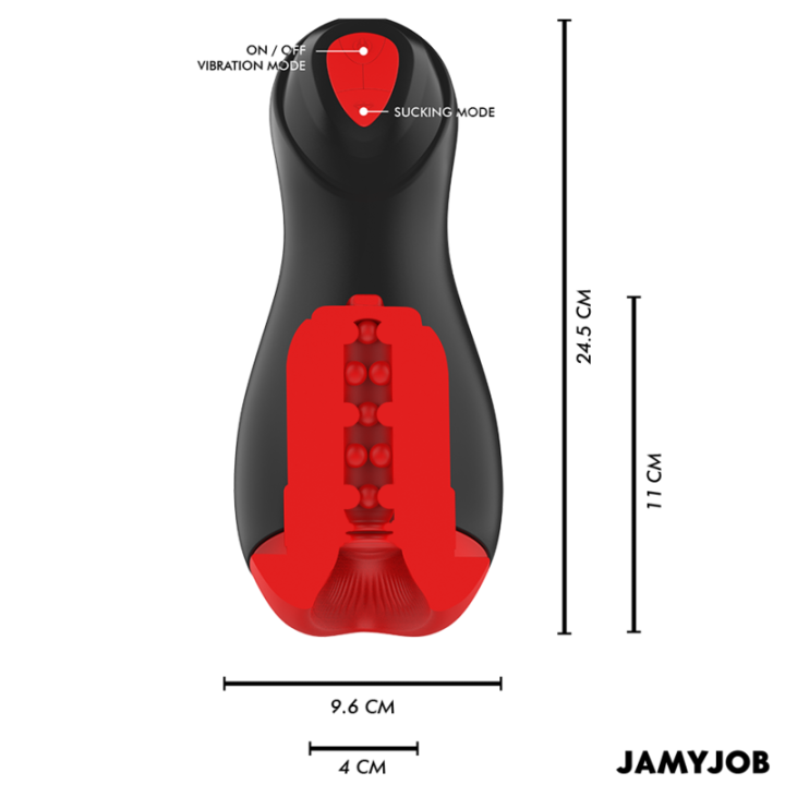 Jamyjob - Masturbatore Automatico Core-x 5 Modalità di Aspirazione e Vibrazione