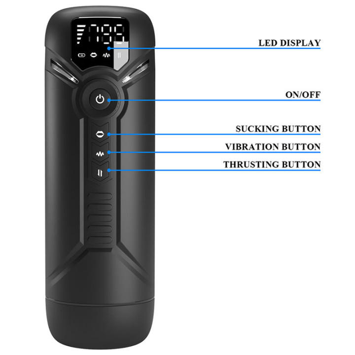 Pretty Love - Aetola Multifunction Automatic Masturbator Black