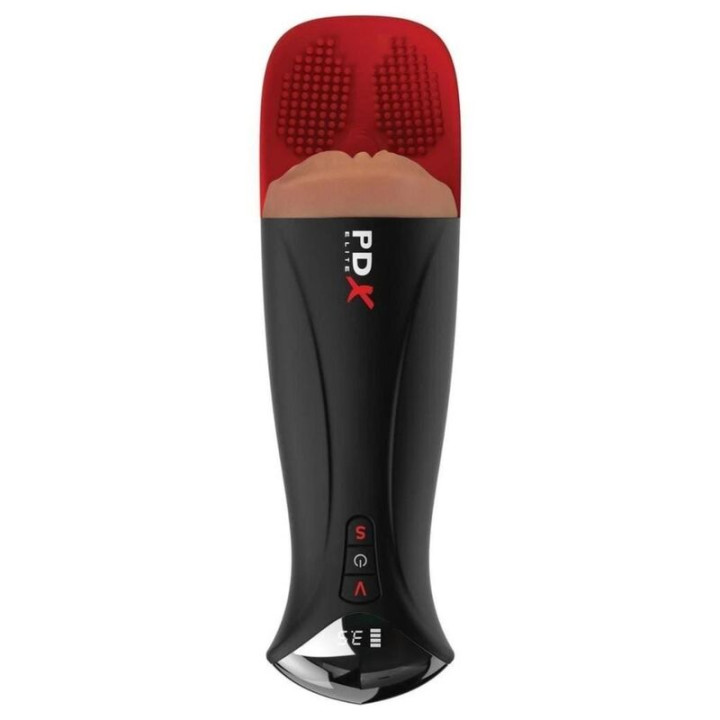 Pdx Elite - Fap-o-Matic Pro xl Vibrante Automatico Marrone 34,9 cm