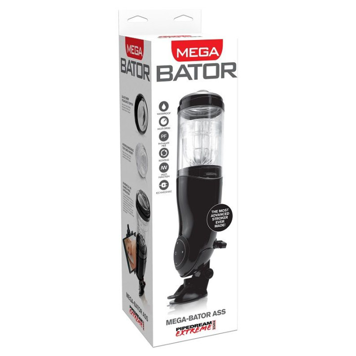 Extreme Toyz - Pdx Mega Bator Usb Male Masturbator Ano Black
