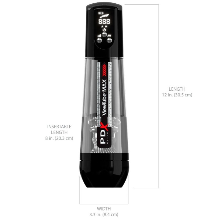 Pdx Elite - Viewtube Max View Automatic Masturnador With Transparent Suction