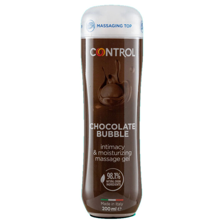 Control - Gel de Massagem 3 em 1 Bolha de Chocolate 200 ml