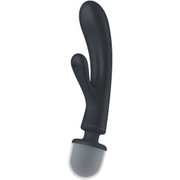 Satisfyer - Triple Lover Rabbit Vibrator Massager Grau