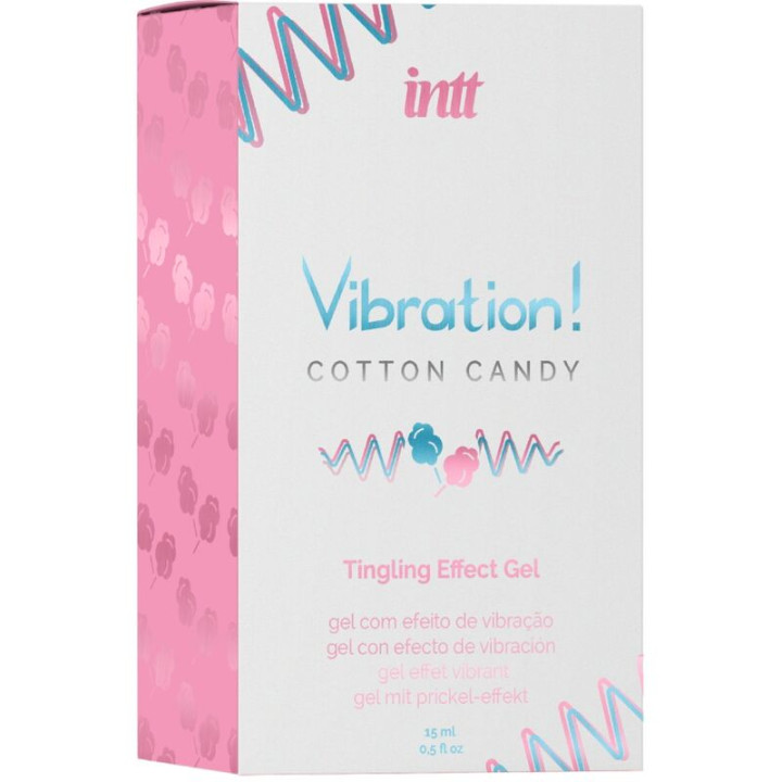 Intt - Kraftvolles Intimulations-Zuckerwatte-Flüssige Vibrator-Gel 15 ml
