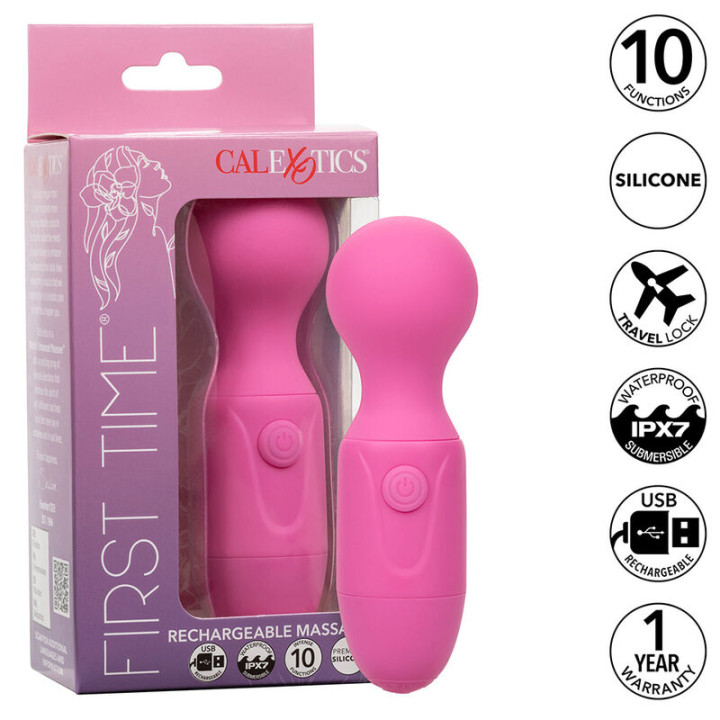 Calexotics - First Time Masseur Rechargeable 10 Vibrations Rose