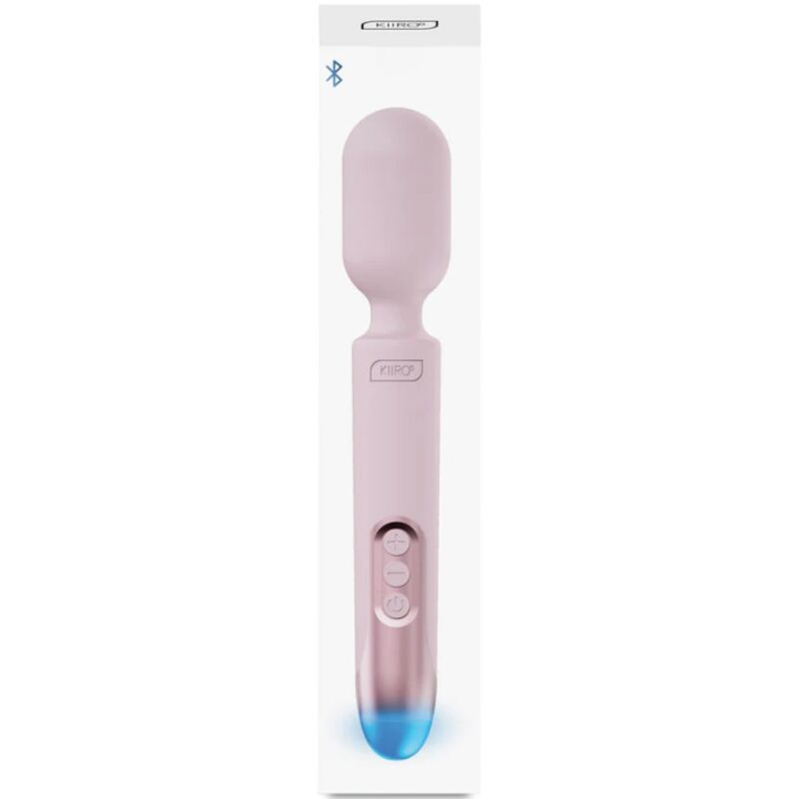 Kiiroo - Prowand Vibrateur Wand Télécommande + Application Gratuite Rose