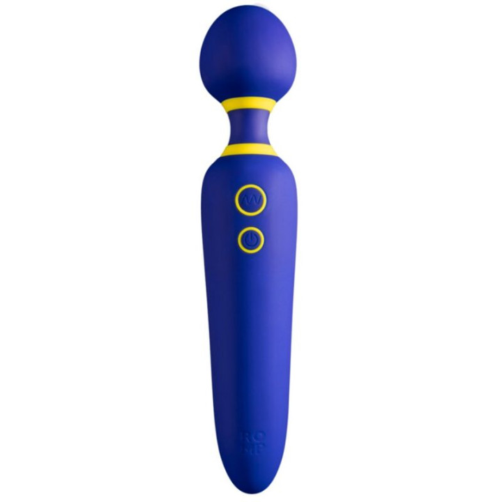 Romp - Flip Vibrating Wand Silent 10 Modes Blue