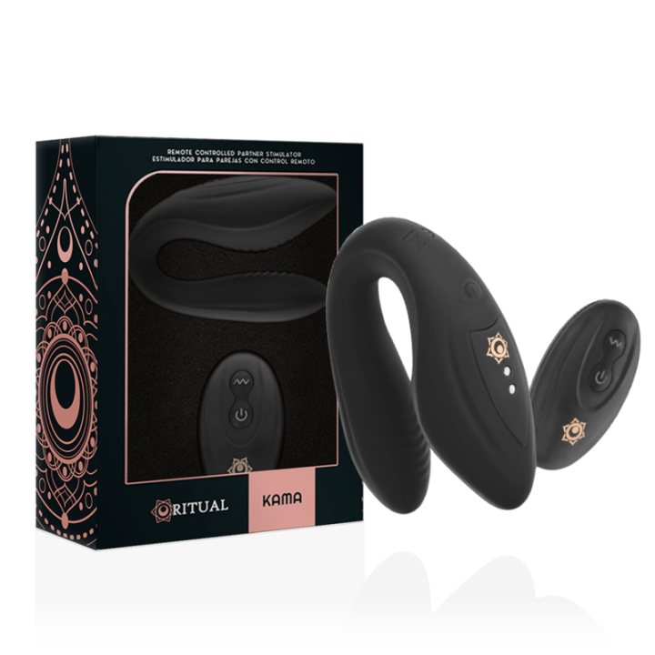Rithual Kama Control Remoto Para Parejas Azabache