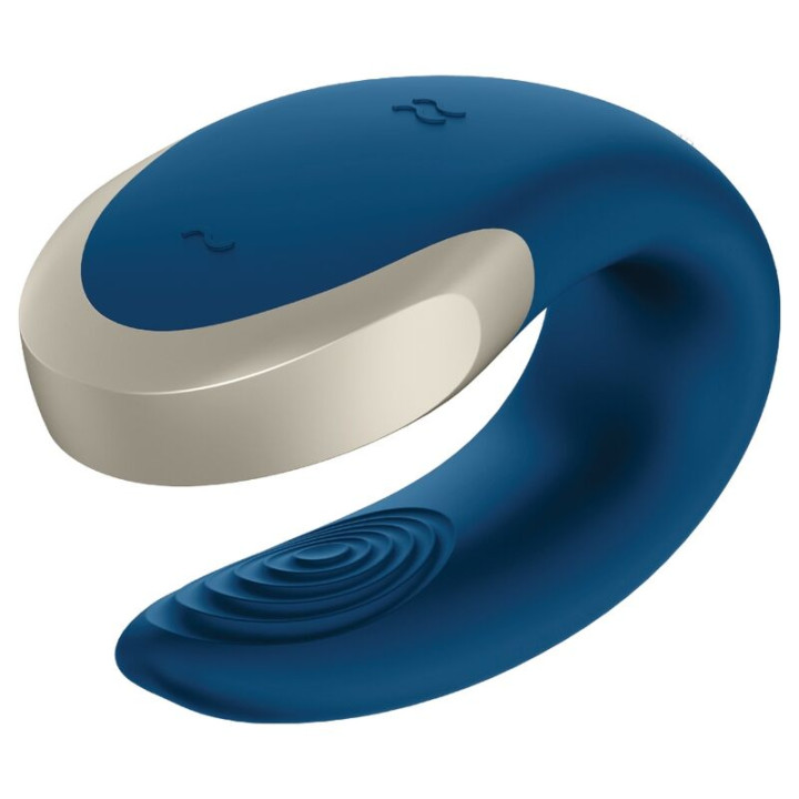 Satisfyer - Vibratore Double Love Partner di Lusso Blu