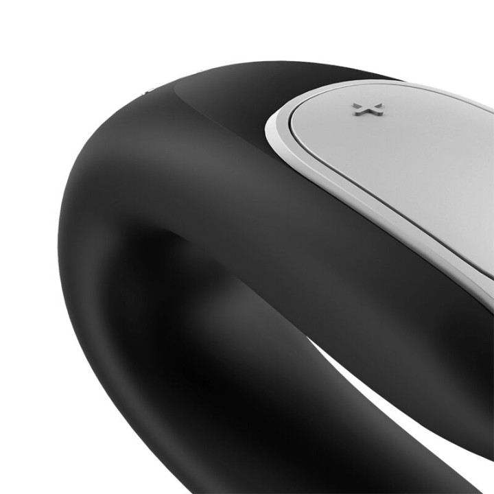 Satisfyer - Double Fun Partner Vibrator Schwarz
