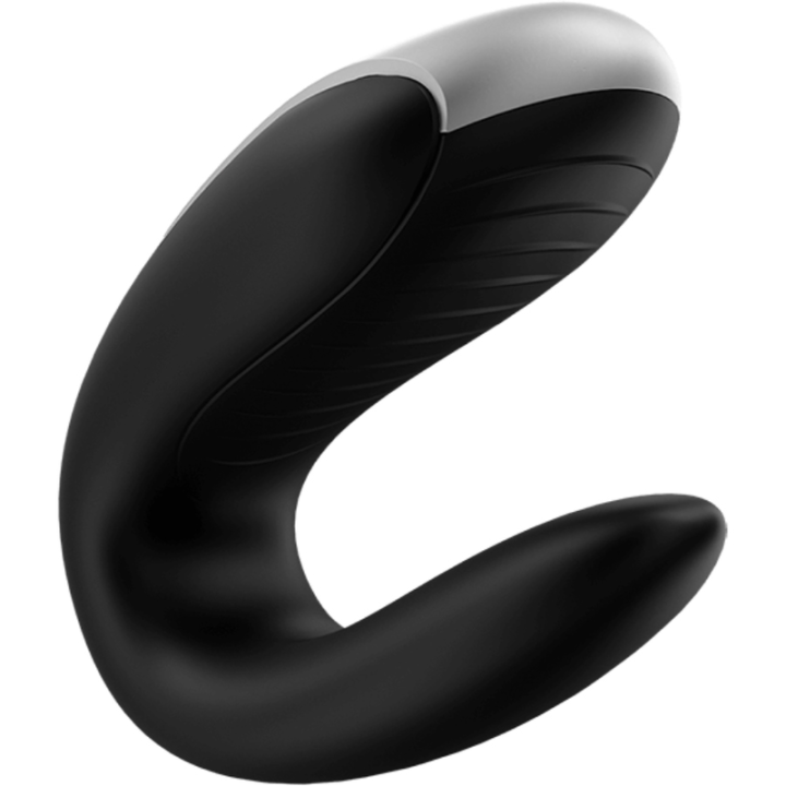 Satisfyer - Double Fun Partner Vibrator Schwarz