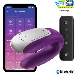 Satisfyer - Vibrateur Partenaire Double Fun Violet