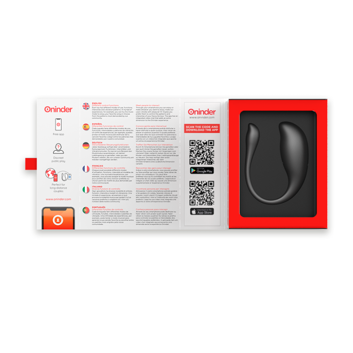 Oninder - Nairobi Vibrating Egg Black - Free App