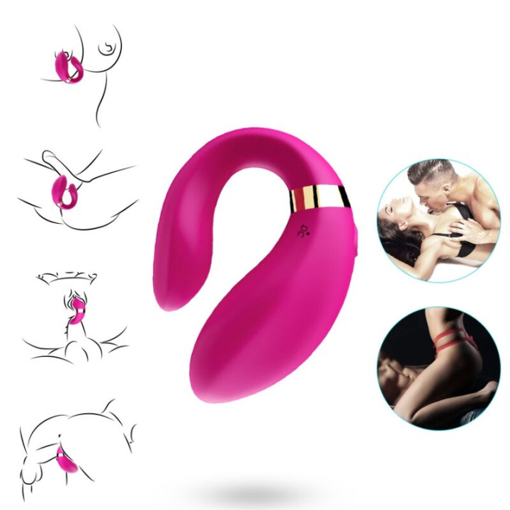 Armony - Vibrator Für Paare Mit Fernbedienung Fuchsia