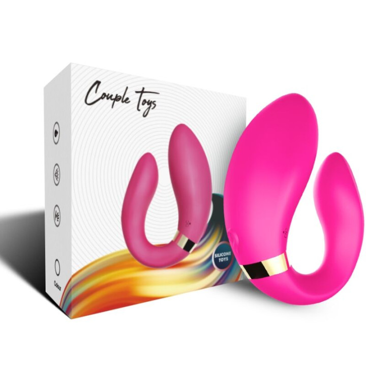 Armony - Vibrateur Croissant Pour Couples Télécommande Fuchsia