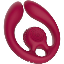 Snail Vibe - Gizi Duo Stimulateur Pour Couples Télécommande Bourgogne