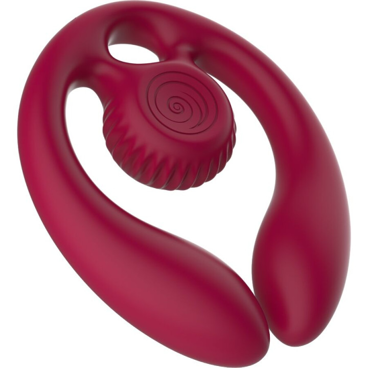 Snail Vibe - Gizi Duo Stimolatore di Coppia Telecomando Bordeaux