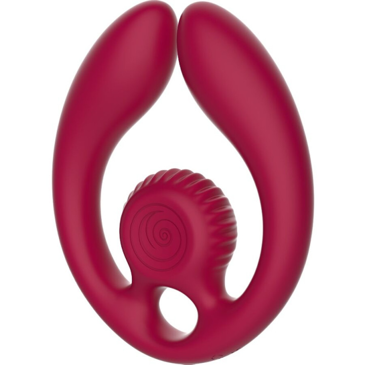 Snail Vibe - Gizi Duo Stimulateur Pour Couples Télécommande Bourgogne