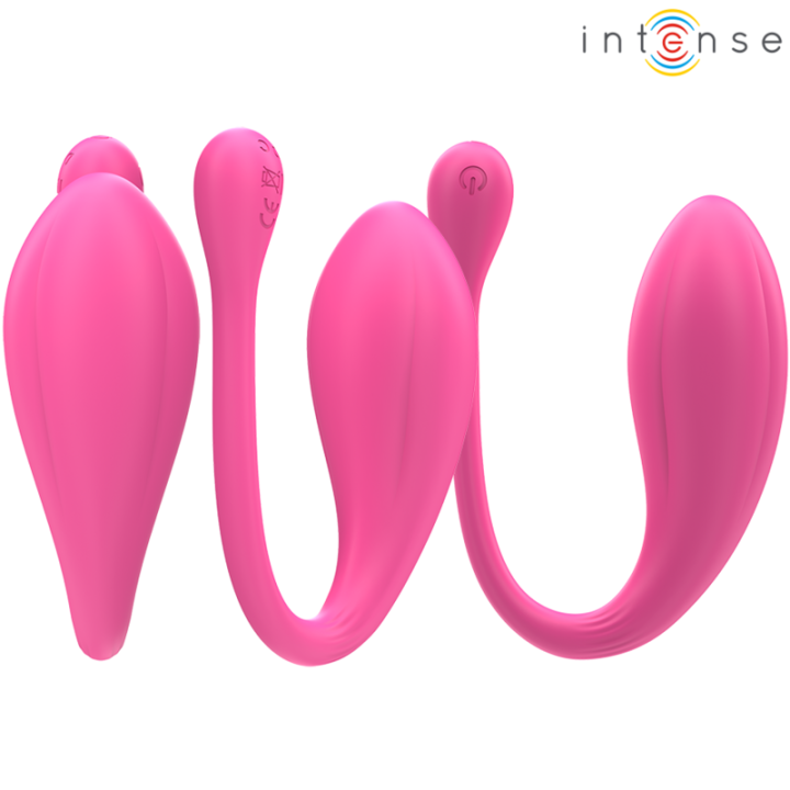 Intense - Janice u Vibrator Doppelstimulation 10 Vibrationen Rosa Fernbedienung