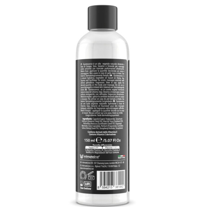 Intimateline Luxuria - Aceite de Masajes Nube de Azúcar 150 ml