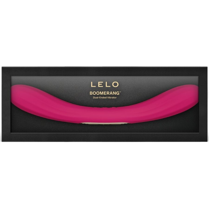 Lelo - Boomerang Doppelender Vibrator Kirsch