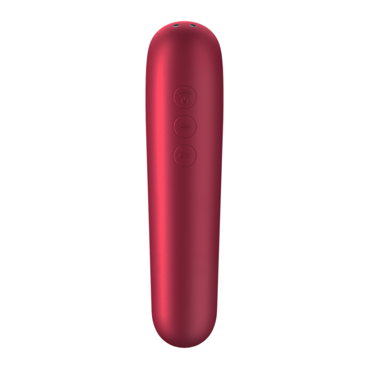Satisfyer - Dual Love Vibrator Und Sauger Mit Pulsierter Luft Rot