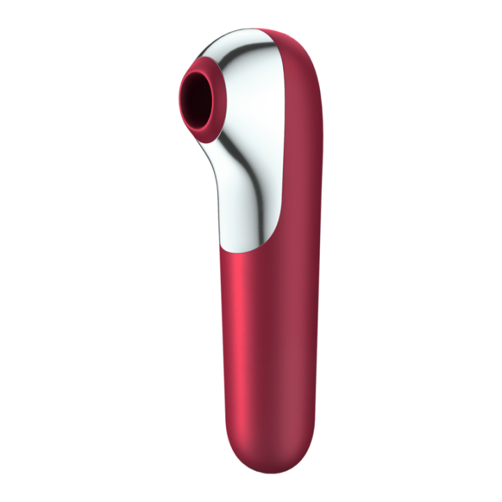 Satisfyer - Vibrateur et Aspiration Dual Love Avec Air Pulsé Rouge