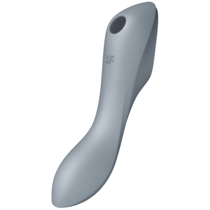 Satisfyer - Vibrador de Pulso de ar Curvy Trinity 3 Cinza