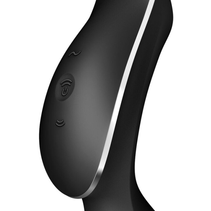 Satisfyer - Vibrateur Curvy Trinity 2 Air Pulse Noir