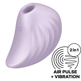 Satisfyer - Pearl Diver Air Pulse Stimulator & Vibrator Violett