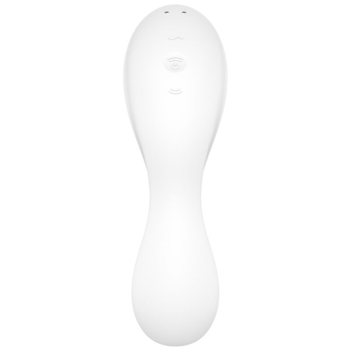Satisfyer - Curvy Trinity 5 Air Pulse Stimulator & Vibrator App White
