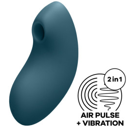 Satisfyer - Estimulador e Vibrador de Pulso de ar Vulva Lover 2 Azul