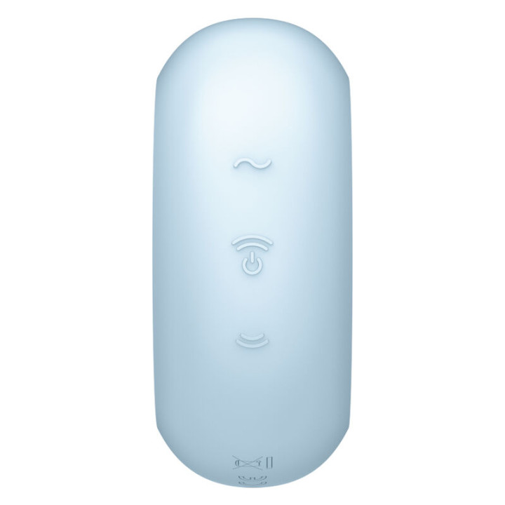 Satisfyer - Pro to go 3 Double Air Pulse Stimulator & Vibrator Blue